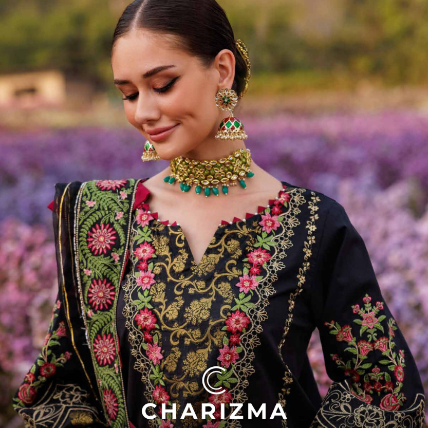PREMIUM EMBROIDERED LAWN COLLECTION UNSTITCHED LAWN cz5-03