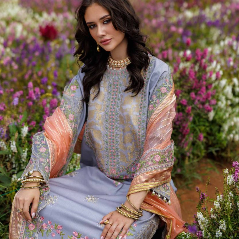 PREMIUM EMBROIDERED LAWN COLLECTION UNSTITCHED LAWN CZ5-05